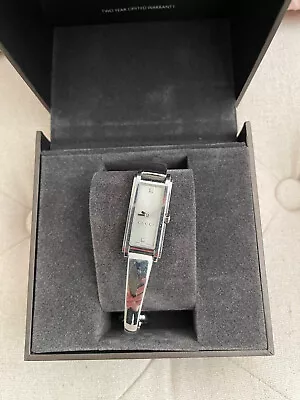 $1000 • Buy GUCCI 109 2P Diamond Bangle Watch Wristwatch SS Silver