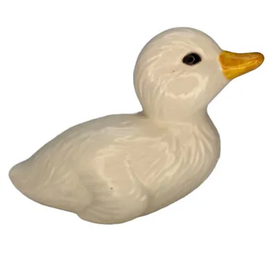 Vintage Ceramic DUCK Figurine Birds Pond Smalls MCM Country Decor EASTER • $9