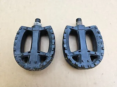 Vintage Old School Hung Kuang VP-767 Platform Pedals 9/16  ATB BMX Low Miles • $25