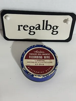 Vintage Montgomery Ward  Recording Stainless Steel Wire 62-3664 • $25.97
