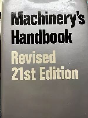 Machinery Handbook Guide To The Use Of • $24.23