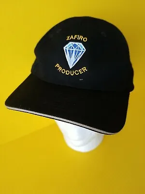 Mobil Oil Gas  Equatorial Guinea ZAFIRO PRODUCER Black Cap Hat • $22.50
