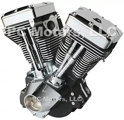 Ultima 127” Efi-converted Wrinkle Black Finish Evo Harley Engine Motor Free S&h • $4549.99