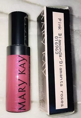 NEW NIB Mary Kay Nourishine Plus Lip Gloss PINK DIAMONDS .27oz Discontinued • $18.99