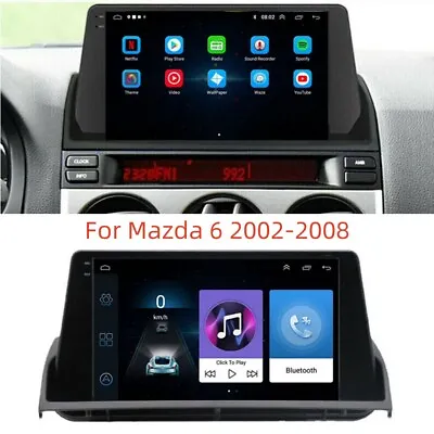 9'' Android 12 1+16GB Car Stereo Radio GPS WIFI Head Unit For Mazda 6 2002-2008 • $267.15