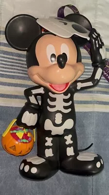 Disney Parks Mickey Mouse Skeleton Popcorn Bucket ~ Halloween 2023 • $68.85