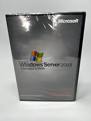 NEW Windows Server 2003 Microsoft Software IT History Sealed CD Standard Editon • $39