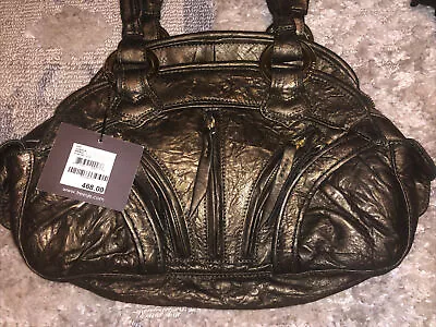 $66.99 • Buy Treesje Handbag Purse New Nwt $468 Bronze 