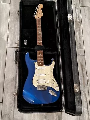 Fender Stratocaster HSS 6 String Rosewood Electron Blue PLUS Hard Case • $499