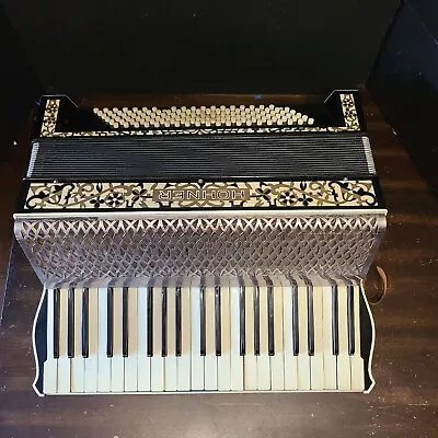 Accordion Horner Verdi III 120 Bass & Treble Keyboard 41 Vintage 1953 & Case  • $738.96