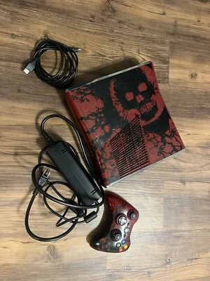 Microsoft Xbox 360 Gears Of War 3 Limited Edition 320GB+ Controller Power HDMI • $170