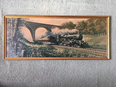 Vic Millington Railway Art Print On Wood • £25