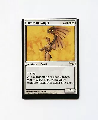 Luminous Angel Mirrodin Miscut Magic The Gathering • $4.26