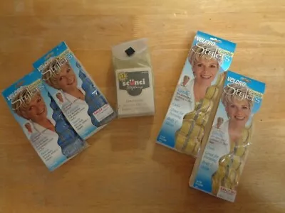 VTG Scunci Velcro Stylers Hair Rollers Gentle New In Box • $5