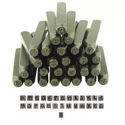 Proops 27 Piece 5mm Metalwork Stamp CAPITAL Letter Stamps Punches M9018 • £14.25