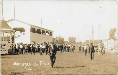 RPPC Of The WATONWAN COUNTY FAIR In ST. JAMES MINNESOTA (1915) • $15