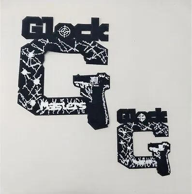 $7.99 • Buy Chenille Patch: GLOCK Letter G Black And White - Ships From USA