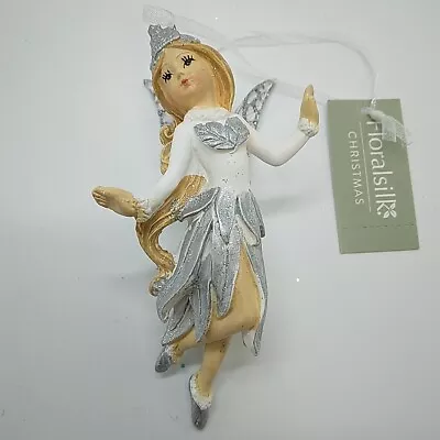 Floralsilk Fairy With Long Sleeves Christmas Tree Decoration - NWT Unboxed 4.5  • £3.15