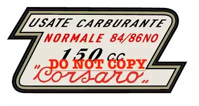 Tank Sticker Moto Morini Corsaro 150 - Used Fuel • $6.38