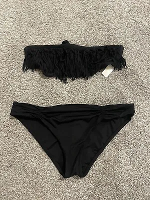 L Space Black Bikini Size L • $25