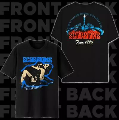 Vintage 1984 Scorpions Love At First Sting 2 Sides Tshirt S-3XL • $19.99