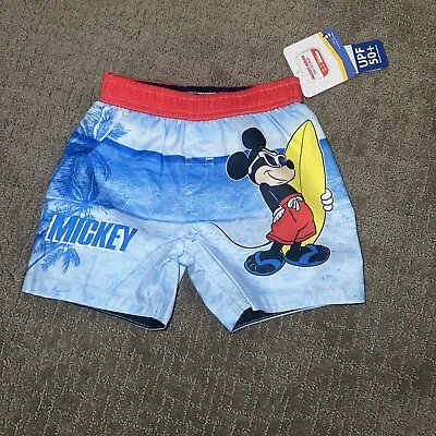 Disney Baby Infant Boy’s Swim Suit Upf +50 Mickey Mouse Size  18 Months Nwt • $7