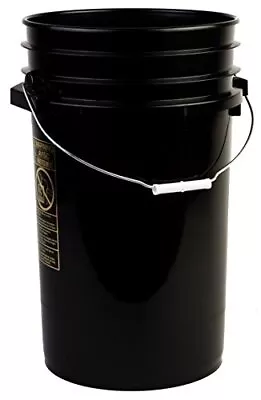 Premium 7 Gallon Bucket HDPE Black • $49.91
