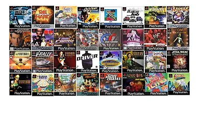 £3.99 • Buy PS1 Games Complete Pick Your Own Bundle & Discount