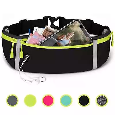 Phone Run Belt For Sony Xperia Z3 Sports Case Jogging Fitness Strap Waist Pouch • £29.42