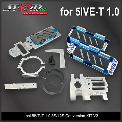 Losi 5T 5ive-T V1.0 8S/12S Electric Conversion KIT V3 - StupidRC • £152.80