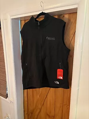 The North Face Fleece Vest 2XL: Embroidered W/SCA Health Logo NF0A47FAKS7 (NWT)! • $49.95