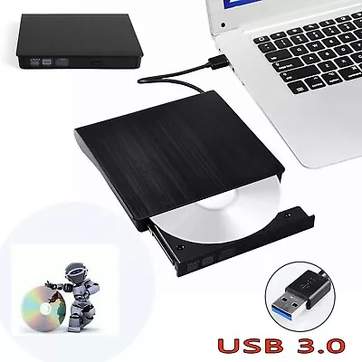 £13.98 • Buy External USB 3.0 Drive DVD±RW CD RW Drive Copier Writer Reader Rewriter