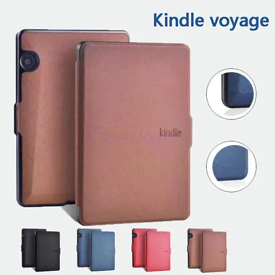 For Kindle Voyage Protective Case Leather Case Ultra Thin Fall Proof Case • $24.84