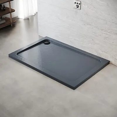 Shower Enclosure Tray Square/Rectangle/Quadrant Slimline Non-slip Stone Resin • £110.99