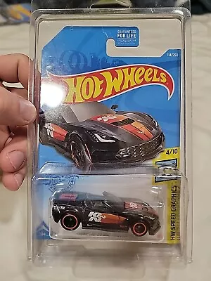 Hot Wheels Super Treasure Hunt Corvette C7 Z06 Convertible HW Speed Graphics N10 • $17.50