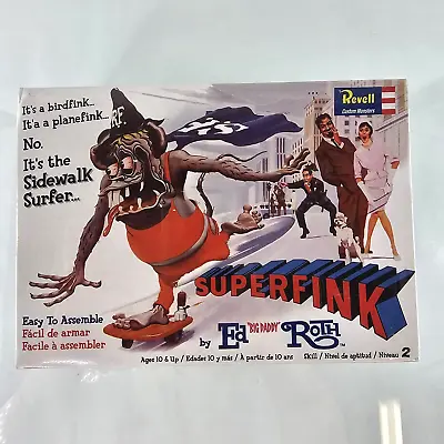 Revell Ed Big Daddy Roth SUPERFINK Sidewalk Surfer Model Kit RARE SEALED NEW • $59.95