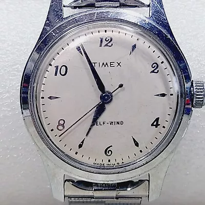 Vintage 1950s Rare US Time Timex Marlin Waterproof  Dustproof Mens Watch • $60