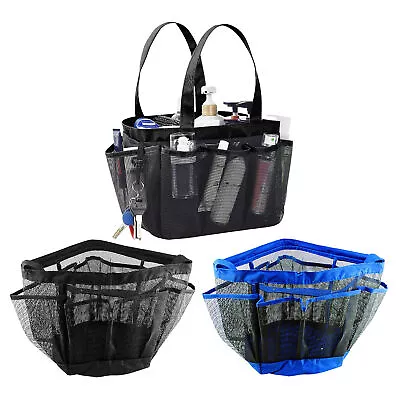 Mesh Shower Caddy Organizer Storage Bag Basket Tote Travel Bath Gym Portable • $14.03