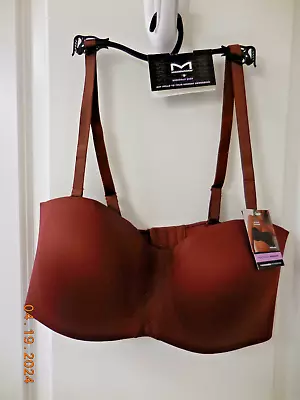 NWT Maidenform Bra 3XL 44D 46D 42DD 44DD Wireless Brown Multiway Convertible • $16