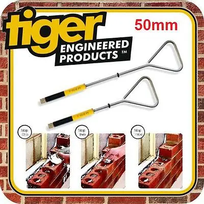 50mm Tiger Wall Ties Fixings Cavity Starter Ties Pack Of 10 Wire Wall Brick • £1000