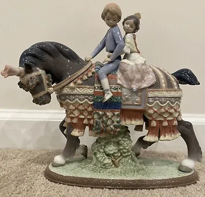 NIB! Lladro Valencian Children On Horse. Pristine Condition!!!￼ RARE. • $1499.99