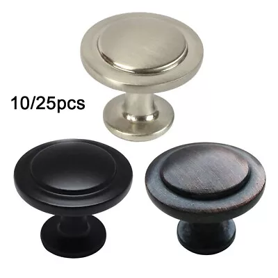 10/25pcs Cabinet Door Knobs Drawer Handle Hardware Kitchen Cupboard Round Pulls • $24.23