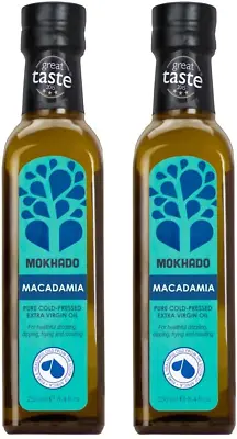 £16.50 • Buy Mokhado Cold-Pressed Extra Virgin Macadamia Nut Oil, 2 X 250ml