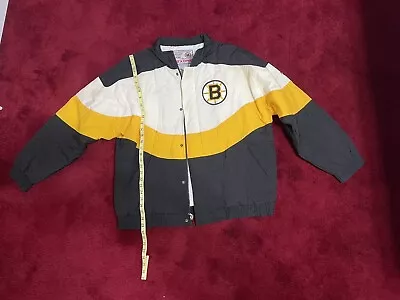 Vintage Boston Bruins NHL  By Apex One Jacket No Hood • $165