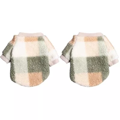  2 Pieces Plush Rabbit Garment Pet Clothes Autumn And Winter • £10.98