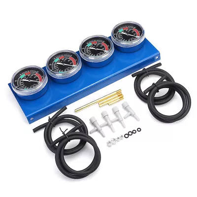 $36.49 • Buy 4 Pcs Motorcycle Fuel Oil Vacuum Carburetor Synchronizer Balancer Carb Gauge Set