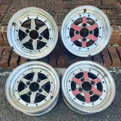 JDM 14  Wing Abatis Racing Spoke Wheels 114.3x4 For Datsun Ta23 Ra25 Ae86 Ta22 • $1863.76