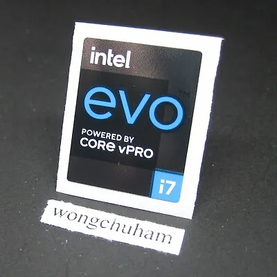 PC Notebook Sticker - Intel Evo CORE VPRO I7 Sticker 18mm X 23mm #202211231547 • $2.22