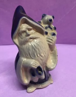 Vintage Ceramic Gnome Style Santa 4” Figurine • $7