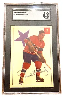 1954 Parkhurst Maurice Richard Canadiens  SGC 4  - VG/EX # 7 • $450